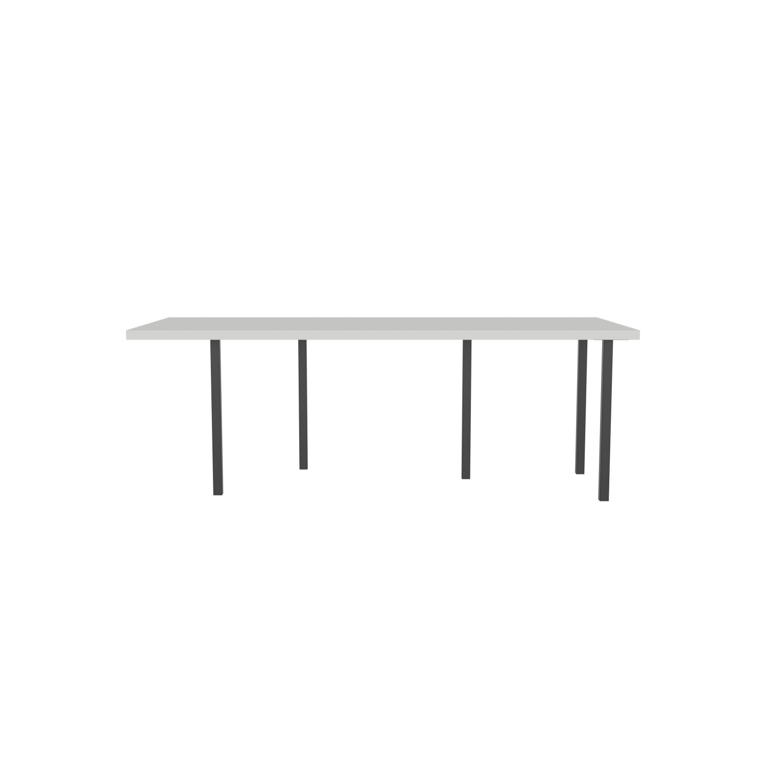 lensvelt bbrand table five fixed heigt 915x218 hpl boring grey 50 mm price level 1 black ral9005