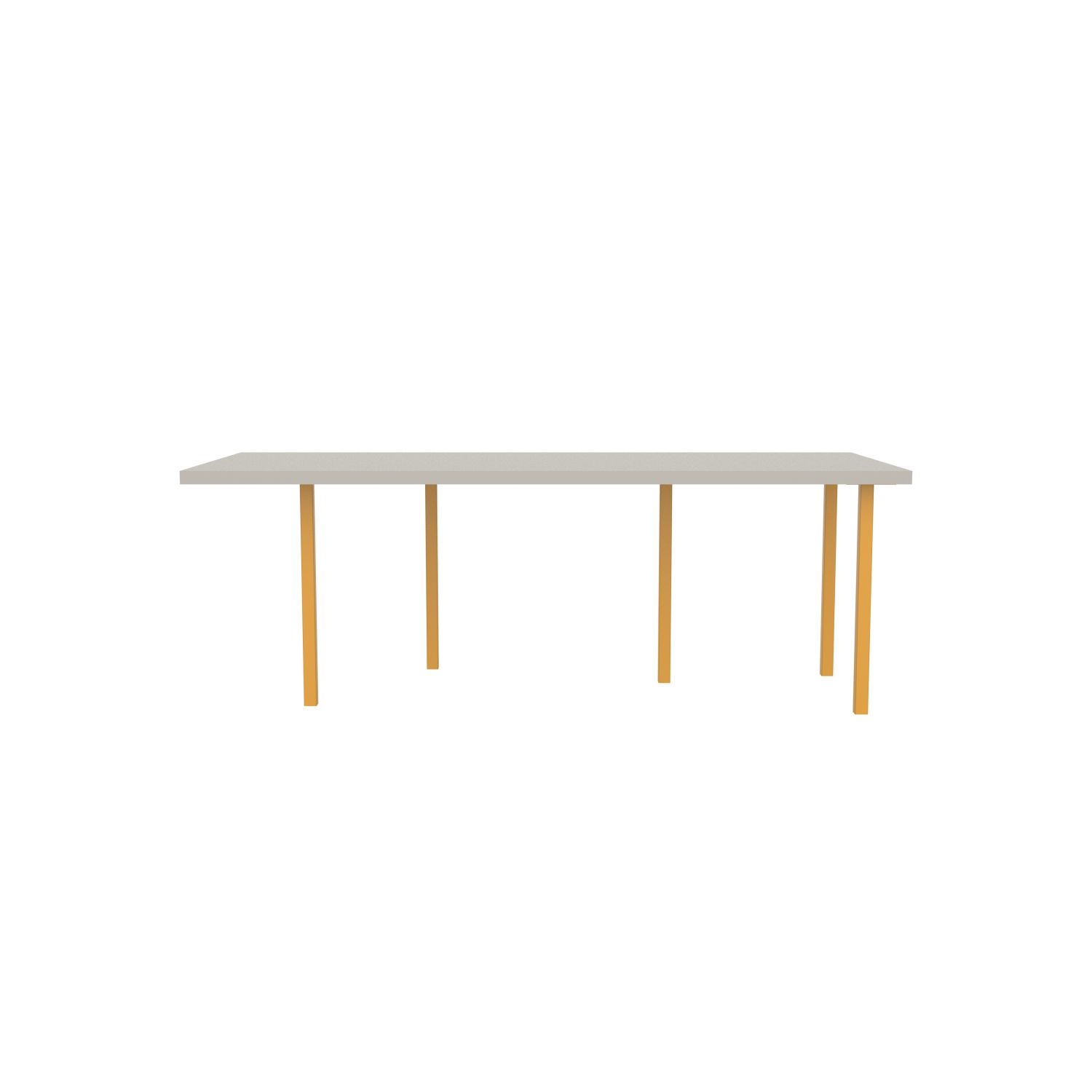 lensvelt bbrand table five fixed heigt 915x218 hpl white 50 mm price level 1 yellow ral1004