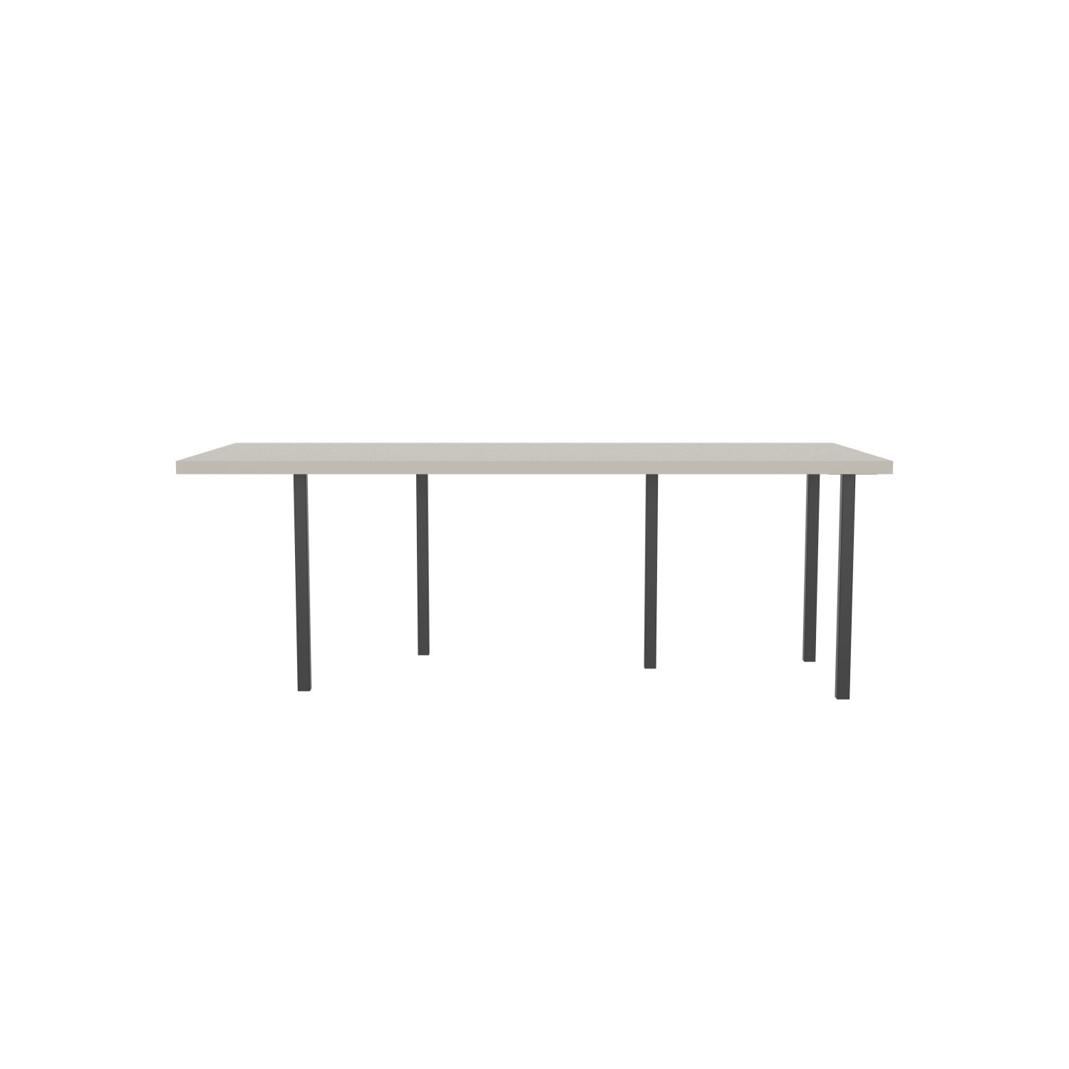 lensvelt bbrand table five fixed heigt 915x218 hpl white 50 mm price level 1 black ral9005