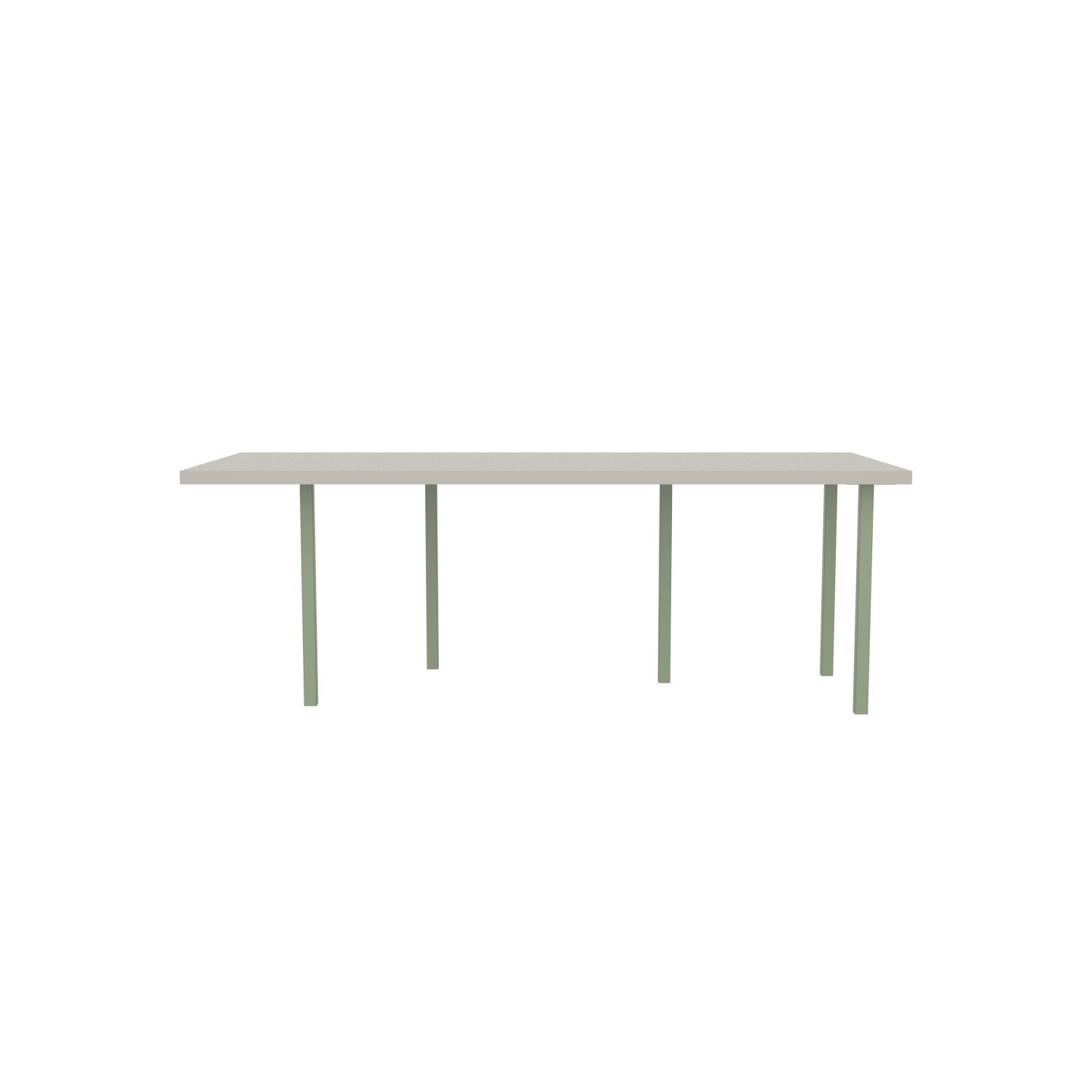 lensvelt bbrand table five fixed heigt 915x218 hpl white 50 mm price level 1 green ral6021