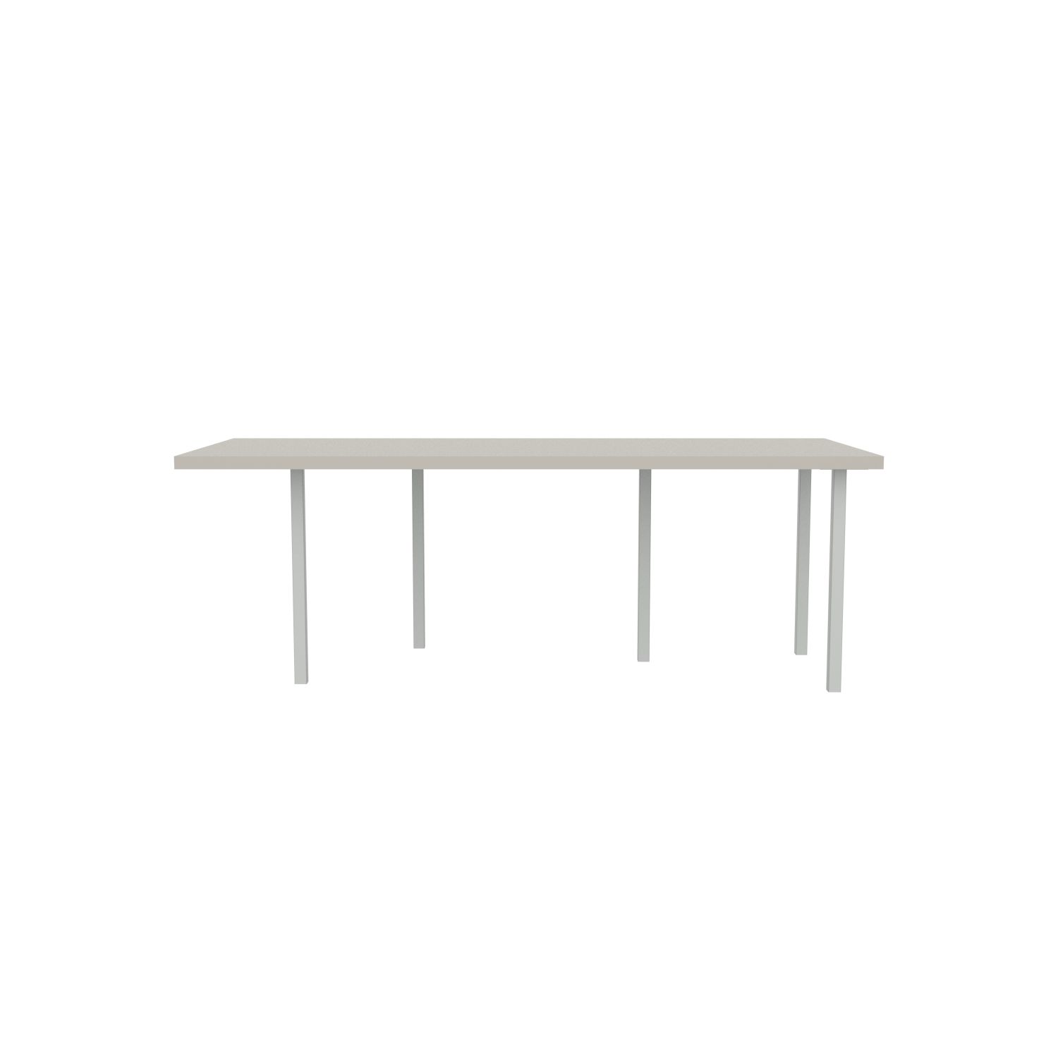 lensvelt bbrand table five fixed heigt 915x218 hpl white 50 mm price level 1 light grey ral7035