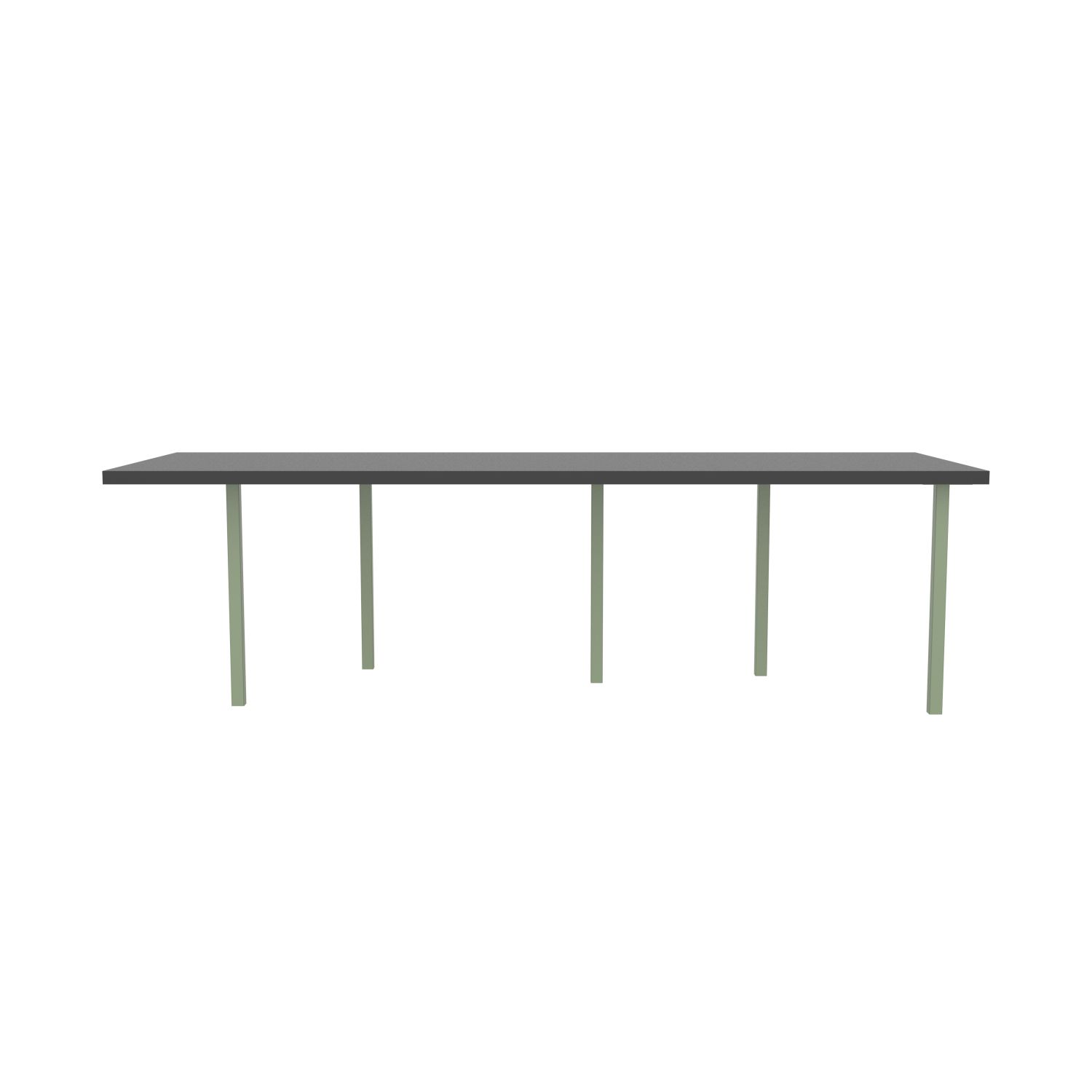 lensvelt bbrand table five fixed heigt 915x264 hpl black 50 mm price level 1 green ral6021