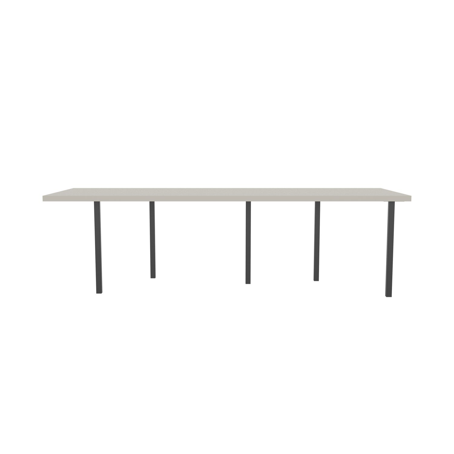 lensvelt bbrand table five fixed heigt 915x264 hpl white 50 mm price level 1 black ral9005