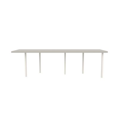 Lensvelt B-Brand Table Five Fixed Heigt 91,5x264 HPL White 50 mm (Price level 1) White RAL9010