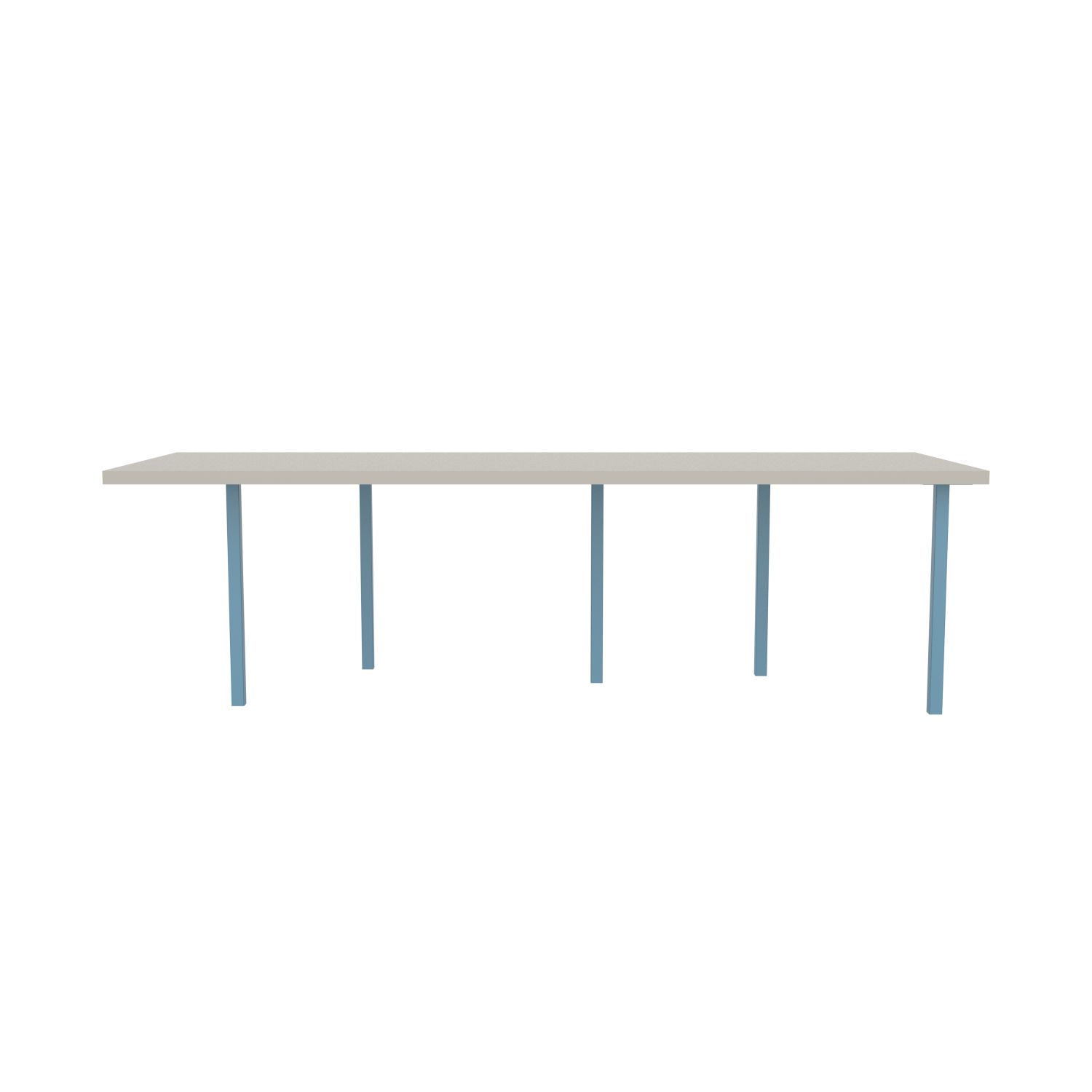 lensvelt bbrand table five fixed heigt 915x264 hpl white 50 mm price level 1 blue ral5024