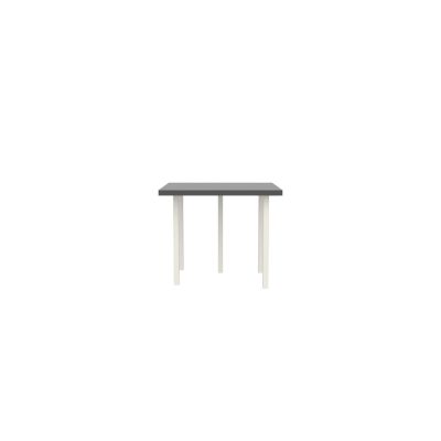 Lensvelt B-Brand Table Five Fixed Heigt 91,5x91,5 HPL Black 50 mm (Price level  3 - No Fingerprints) White RAL9010