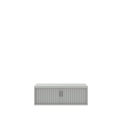 Lensvelt Design Team Tambour Cabinet 120 cm 45 cm x 43 cm (low base) (1 shelf) Light Grey (RAL7035)
