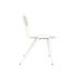 lensvelt erik kessels empty chair with book stackable without armrests frame color signal white ral9003 hard leg ends