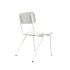lensvelt erik kessels empty chair with book stackable without armrests frame color signal white ral9003 hard leg ends