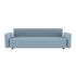 lensvelt fabio novembre balance 3seater with armrest moss pastel blue 40 black ral9005