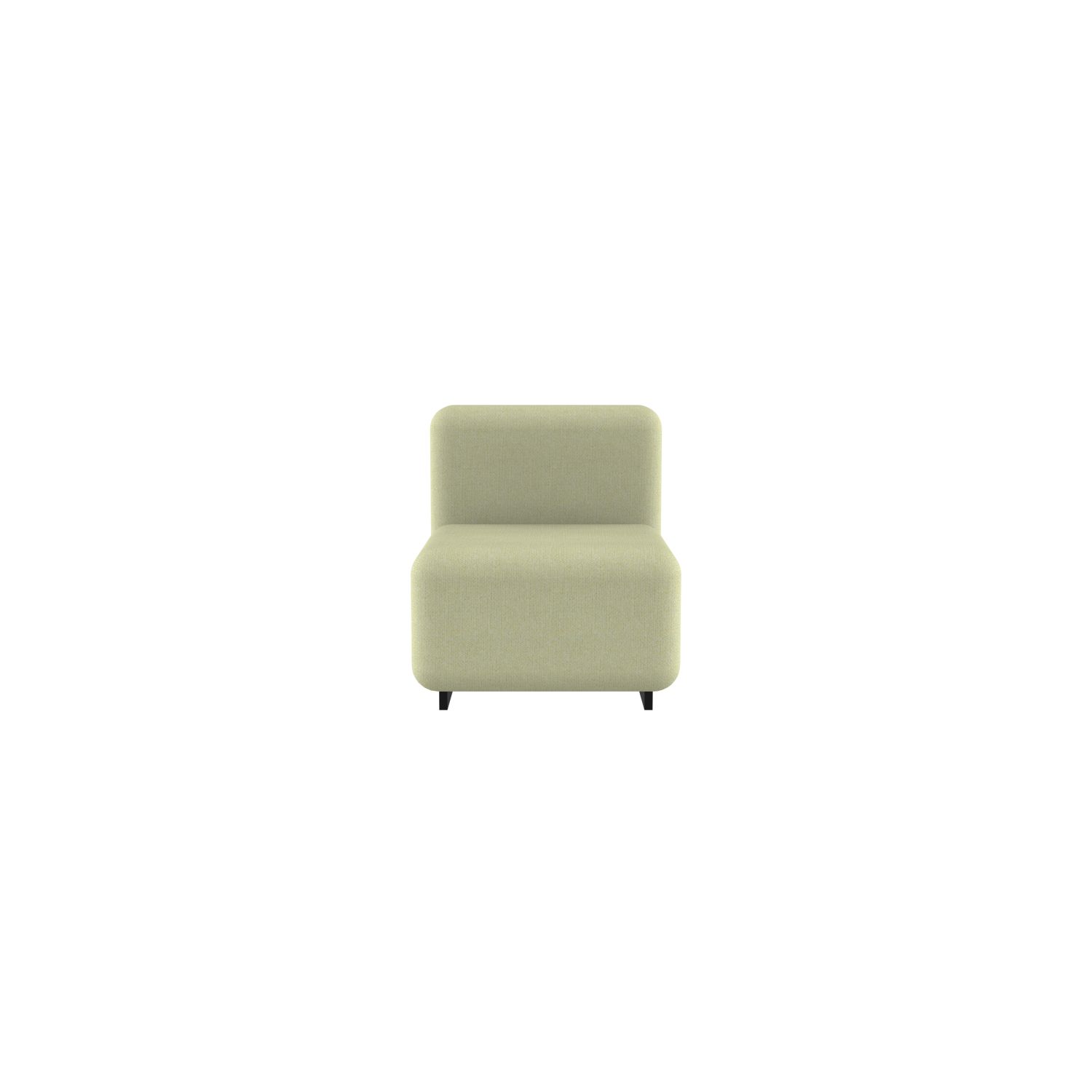lensvelt fabio novembre balance armchair without armrest moss ivory 30 black ral9005