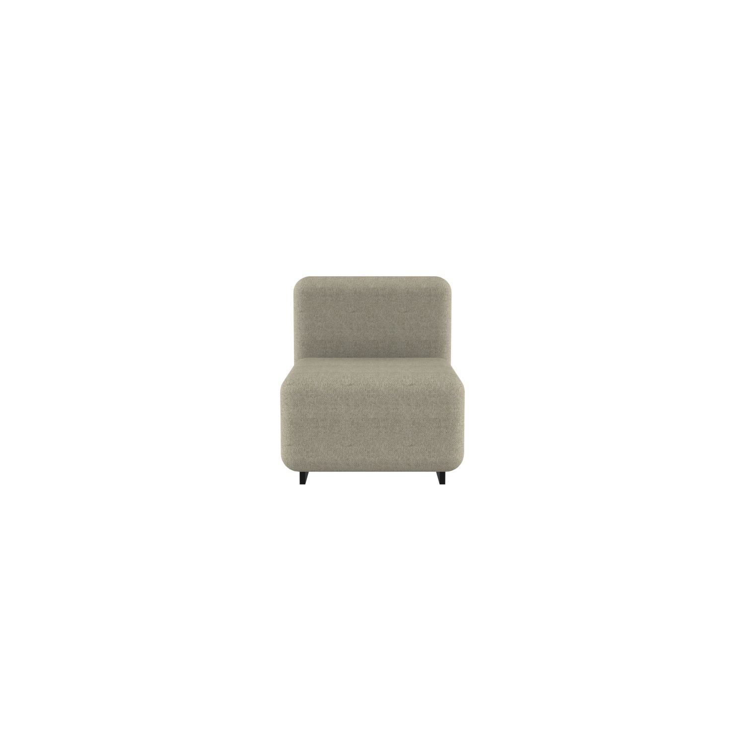 lensvelt fabio novembre balance armchair without armrest moss stone grey 11 black ral9005
