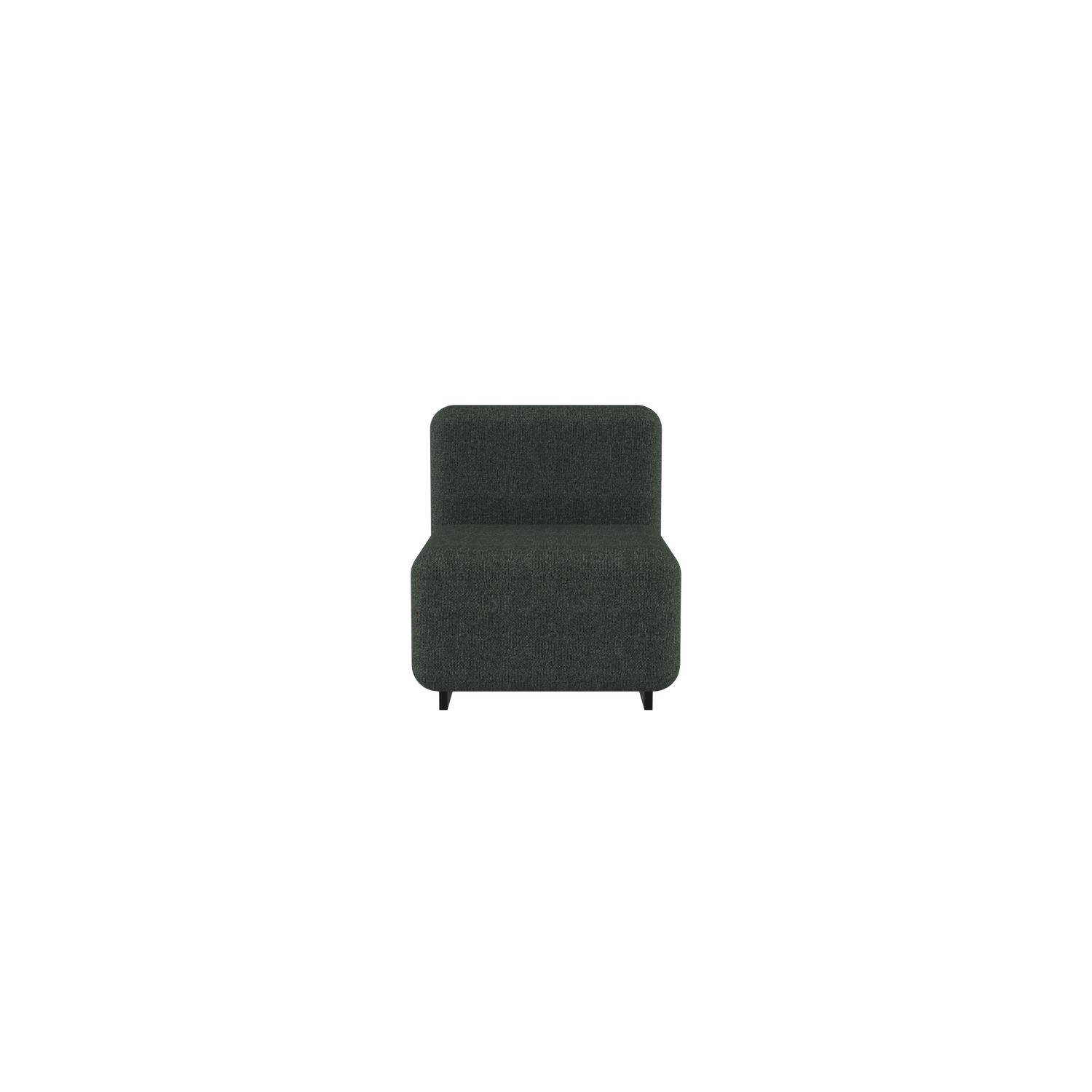 lensvelt fabio novembre balance armchair without armrest moss summer green 38 black ral9005
