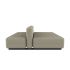 lensvelt fabio novembre balance duo sofa without armrest moss stone grey 11 black ral9005
