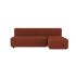 lensvelt fabio novembre balance lounger right without armrest moss clay brown 65 black ral9005