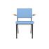 lensvelt gerrit veenendaal chair with armrests blue horizon 040 price level 1 black frame ral9005 hard leg ends