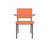 lensvelt gerrit veenendaal chair with armrests burn orange 102 price level 1 black frame ral9005 hard leg ends
