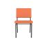 lensvelt gerrit veenendaal chair without armrests burn orange 102 price level 1 black frame ral9005 hard leg ends