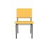 lensvelt gerrit veenendaal chair without armrests lemon 051 price level 1 black frame ral9005 hard leg ends