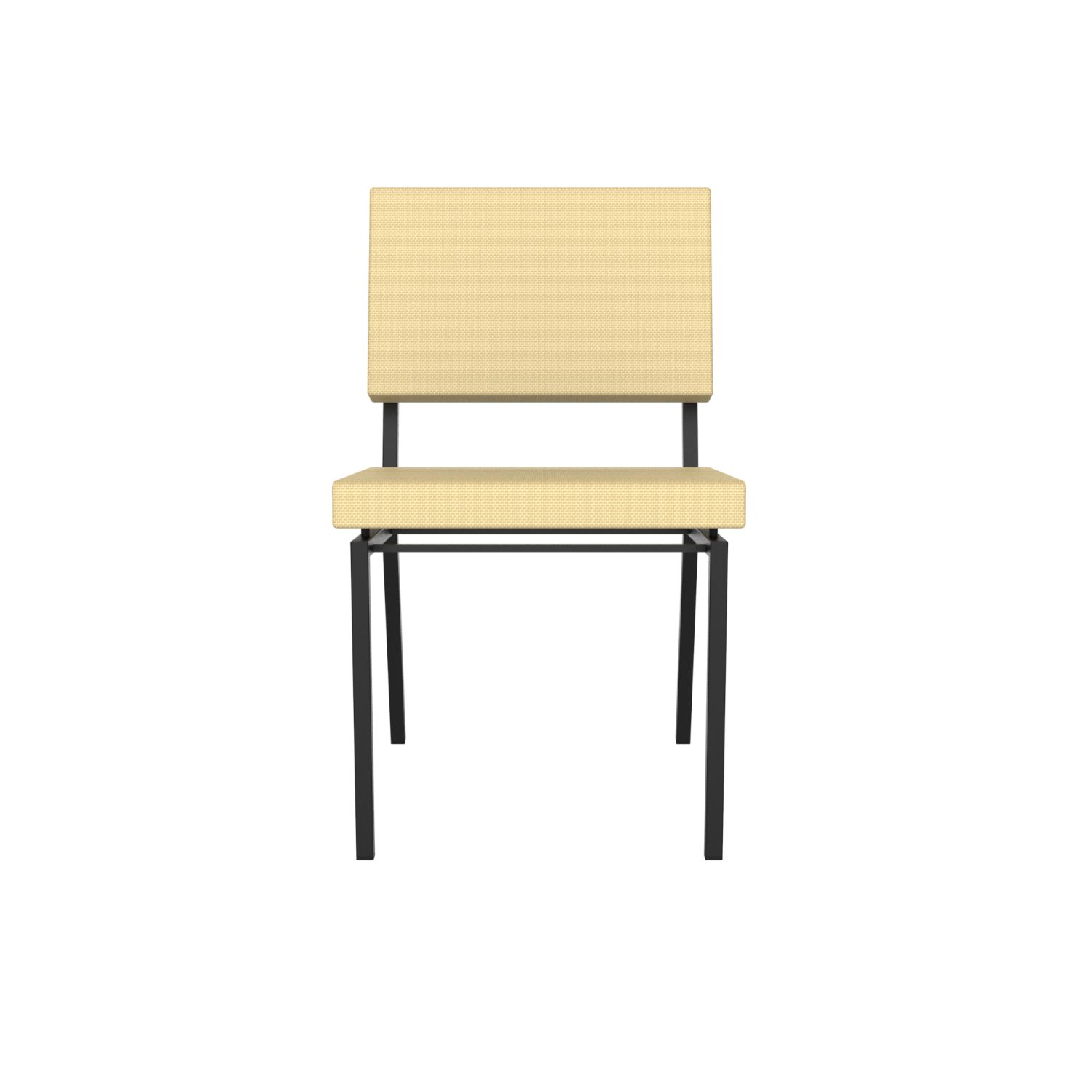 lensvelt gerrit veenendaal chair without armrests light brown 141 price level 1 black frame ral9005 hard leg ends