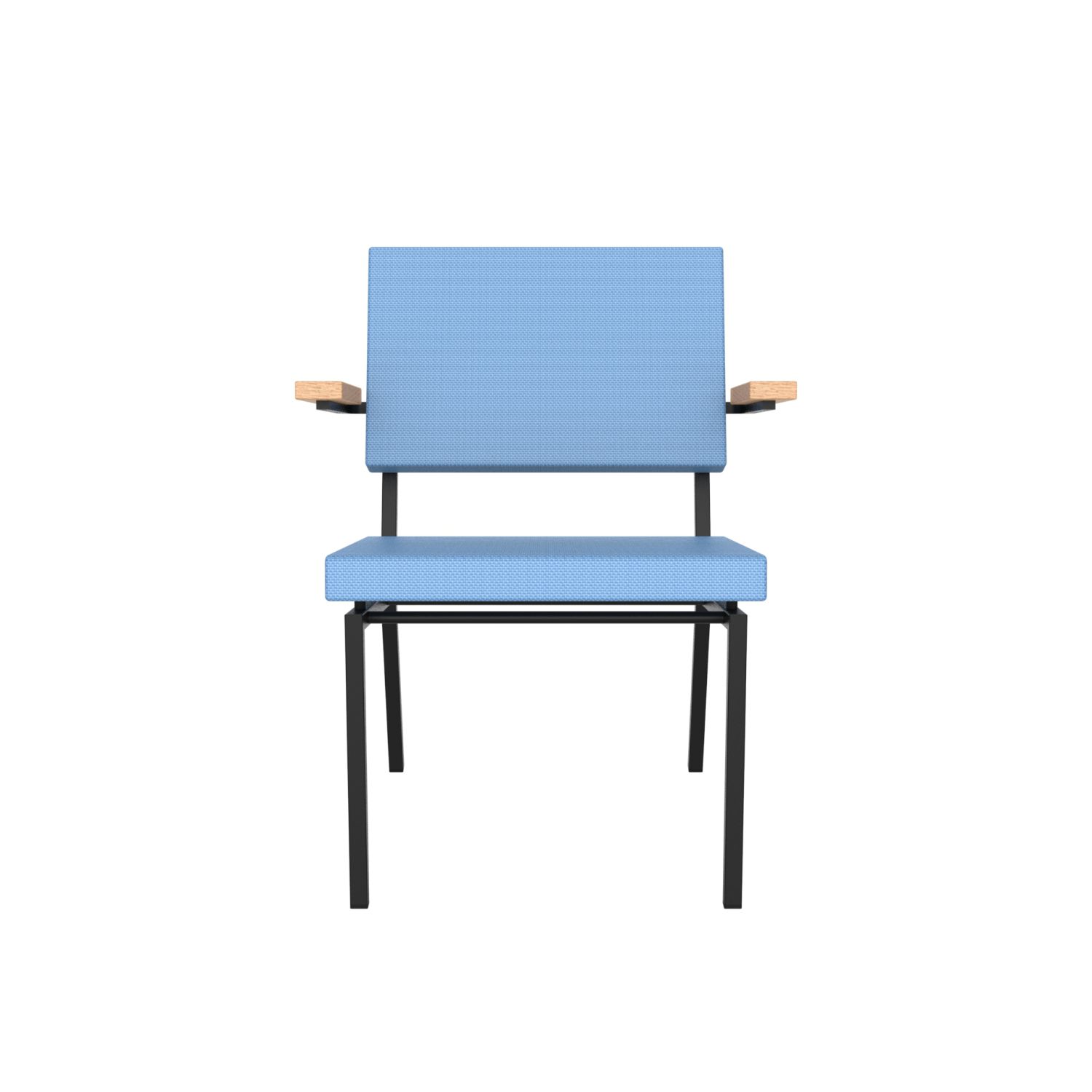lensvelt gerrit veenendaal low chair with armrests blue horizon 040 price level 1 black frame ral9005 hard leg ends