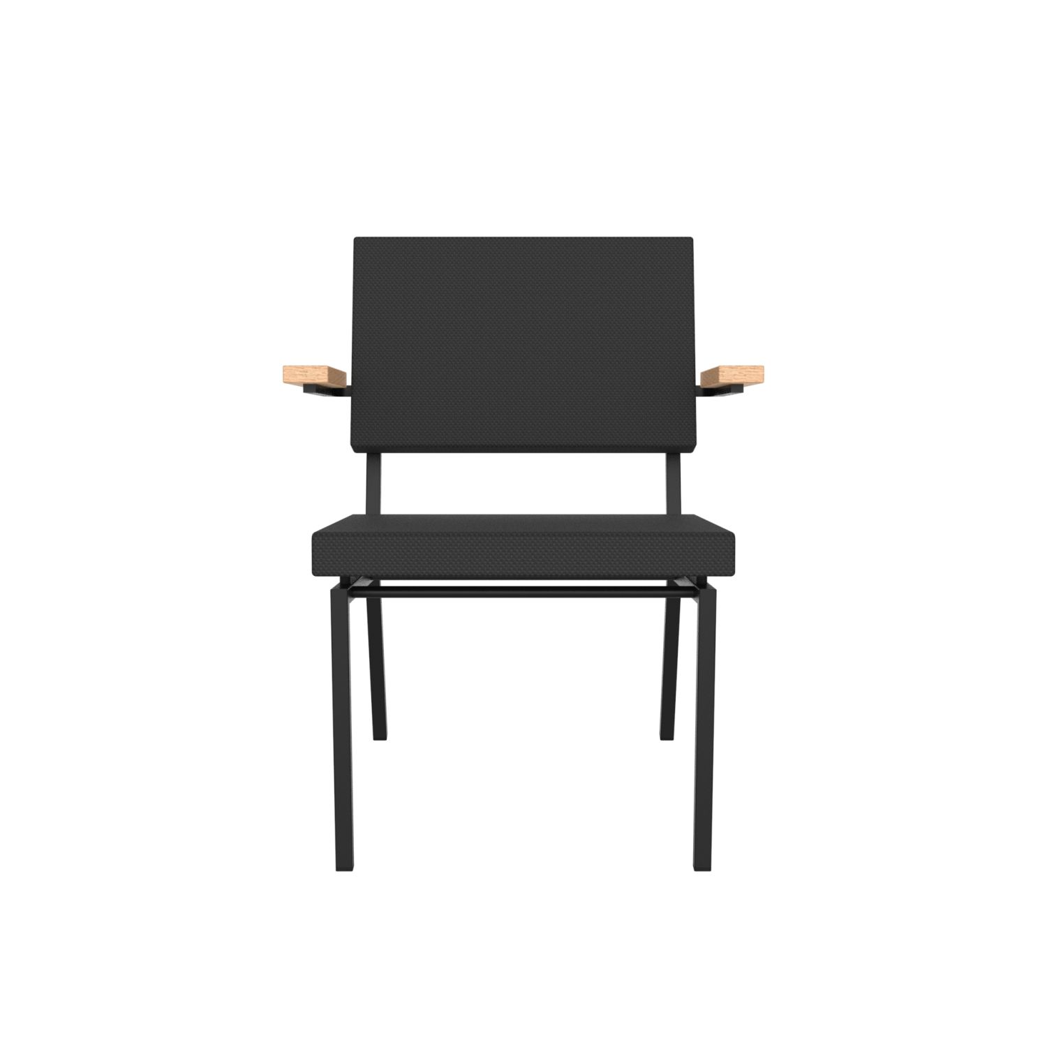 lensvelt gerrit veenendaal low chair with armrests havana black 090 price level 0 black frame ral9005 hard leg ends