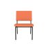 lensvelt gerrit veenendaal low chair without armrests burn orange 102 price level 1 black frame ral9005 hard leg ends