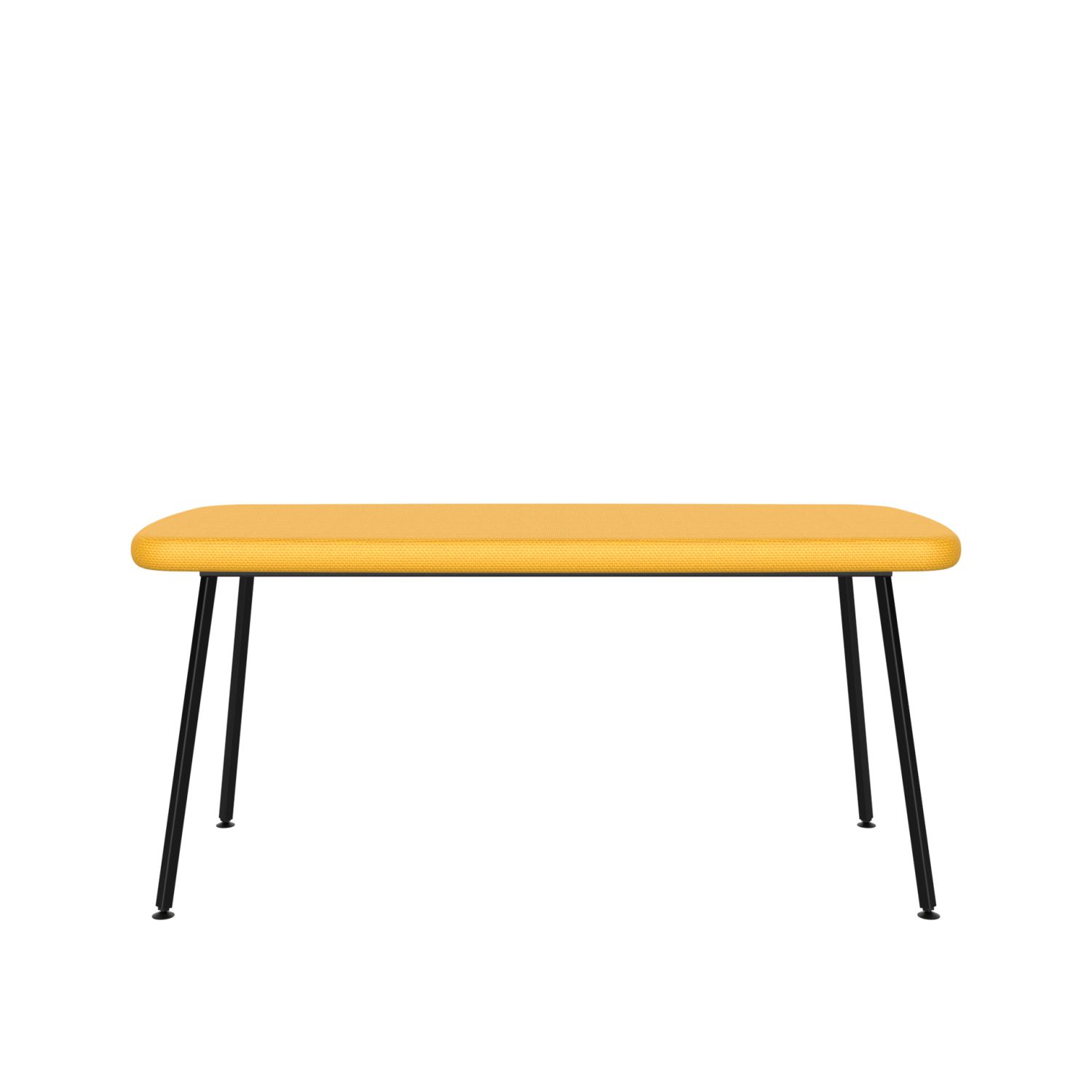 lensvelt maarten baas bench not stackable without armrests lemon yellow 051 hard leg ends