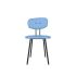 lensvelt maarten baas chair 101 not stackable without armrests backrest c blue horizon 040 black ral9005 hard leg ends