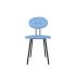 lensvelt maarten baas chair 101 not stackable without armrests backrest d blue horizon 040 black ral9005 hard leg ends