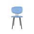 lensvelt maarten baas chair 101 not stackable without armrests backrest f blue horizon 040 black ral9005 hard leg ends