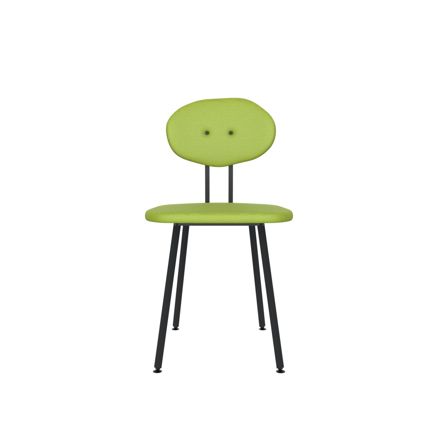 lensvelt maarten baas chair 101 not stackable without armrests backrest d fairway green 020 black ral9005 hard leg ends