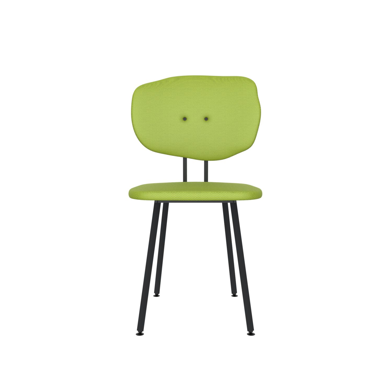 lensvelt maarten baas chair 101 not stackable without armrests backrest f fairway green 020 black ral9005 hard leg ends