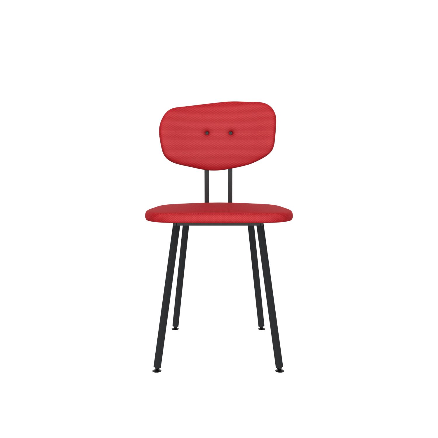 lensvelt maarten baas chair 101 not stackable without armrests backrest c grenada red 010 black ral9005 hard leg ends
