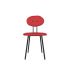 lensvelt maarten baas chair 101 not stackable without armrests backrest d grenada red 010 black ral9005 hard leg ends