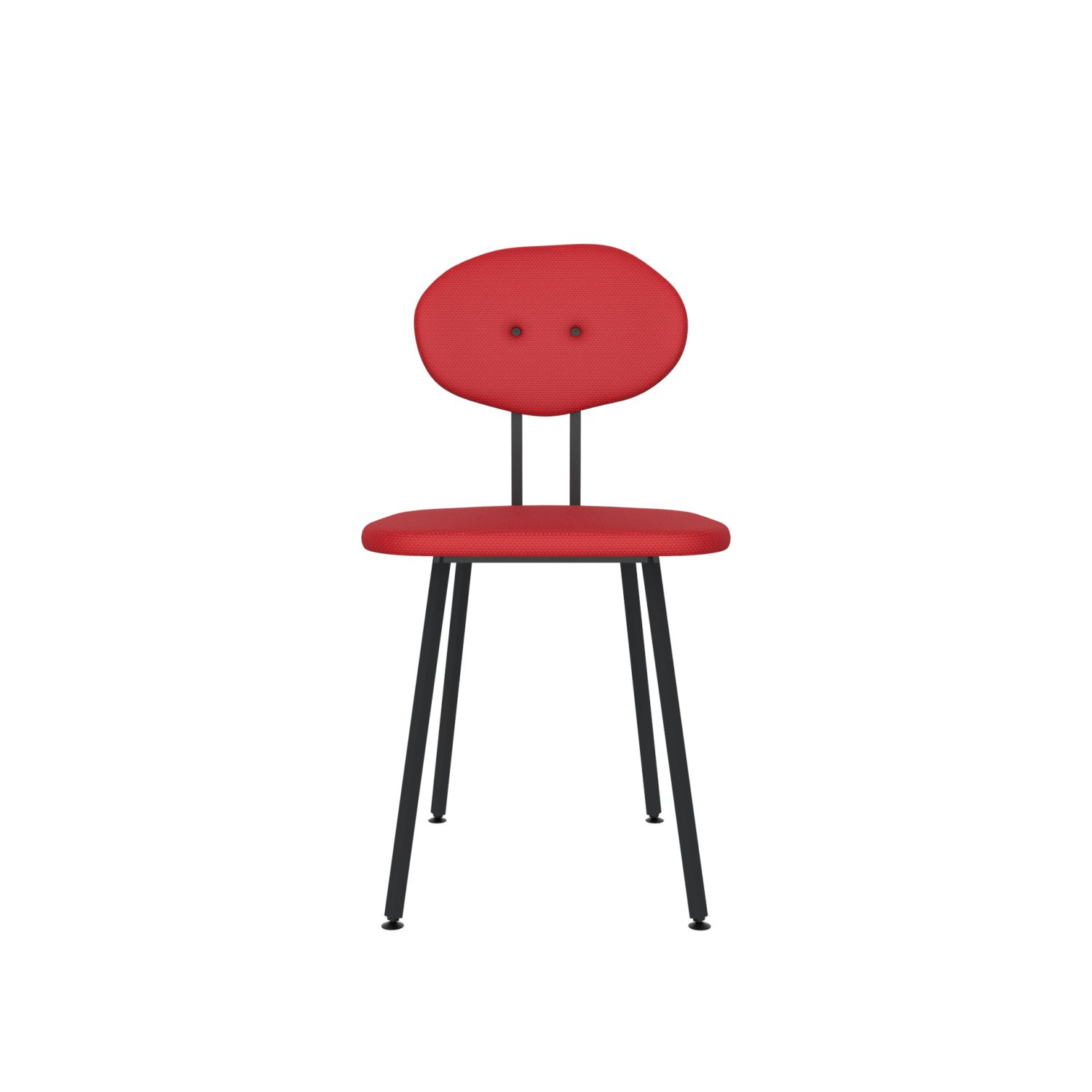 lensvelt maarten baas chair 101 not stackable without armrests backrest d grenada red 010 black ral9005 hard leg ends