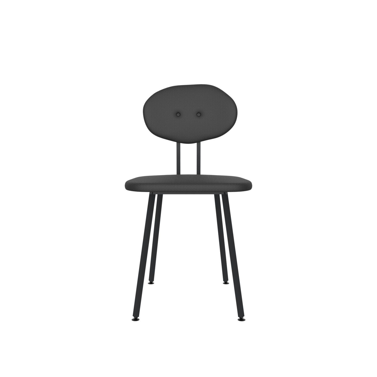 lensvelt maarten baas chair 101 not stackable without armrests backrest d havana black 090 black ral9005 hard leg ends