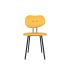 lensvelt maarten baas chair 101 not stackable without armrests backrest b lemon yellow 051 black ral9005 hard leg ends