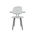lensvelt maarten baas chair 102 not stackable with armrests backrest g breeze light grey 171 black ral9005 hard leg ends