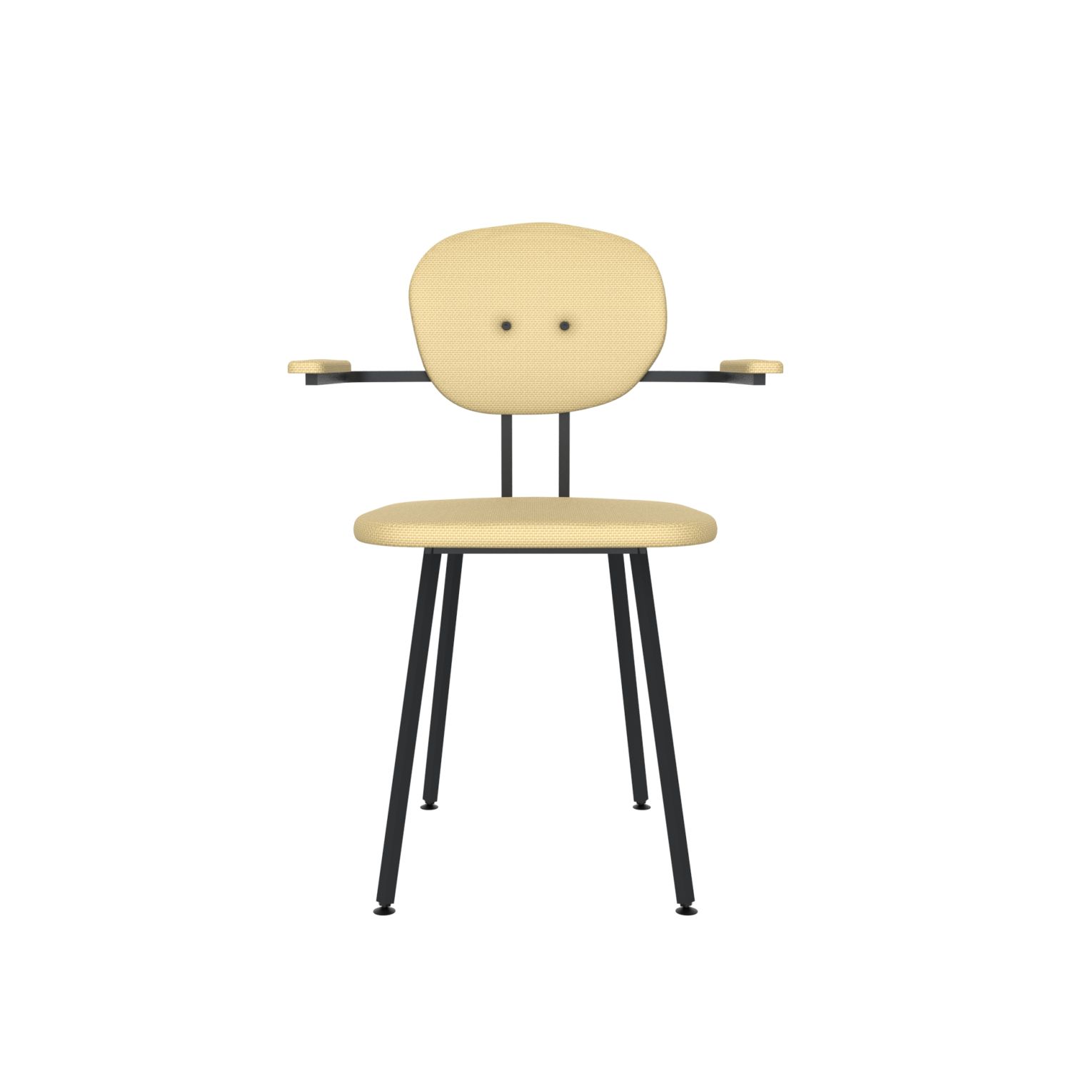 lensvelt maarten baas chair 102 not stackable with armrests backrest a light brown 141 black ral9005 hard leg ends