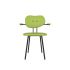 lensvelt maarten baas chair 102 not stackable with armrests backrest b fairway green 020 black ral9005 hard leg ends