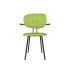 lensvelt maarten baas chair 102 not stackable with armrests backrest f fairway green 020 black ral9005 hard leg ends