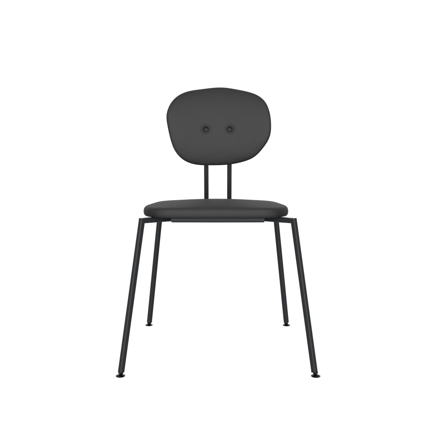 lensvelt maarten baas chair 141 stackable without armrests backrest a havana black 090 black ral9005 hard leg ends