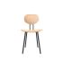 lensvelt maarten baas chair wooden 101 not stackable without armrests backrest e european oak natural black ral9005 hard leg ends