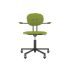 lensvelt maarten baas office chair with armrests backrest a fairway green 020 black ral9005 soft wheels