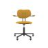lensvelt maarten baas office chair with armrests backrest b lemon yellow 051 black ral9005 soft wheels