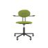 lensvelt maarten baas office chair with armrests backrest d fairway green 020 black ral9005 soft wheels