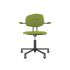 lensvelt maarten baas office chair with armrests backrest e fairway green 020 black ral9005 soft wheels