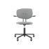 lensvelt maarten baas office chair with armrests backrest f breeze light grey 171 black ral9005 soft wheels