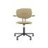 lensvelt maarten baas office chair with armrests backrest f light brown 141 black ral9005 soft wheels